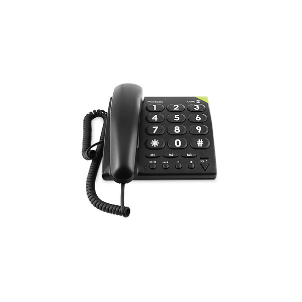 DORO PhoneEasy Telefon Thüringen - schwarz 311c Bürobedarf