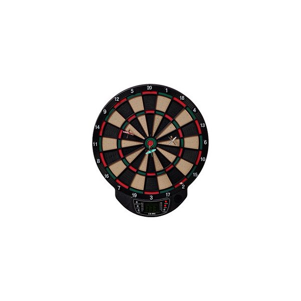 4009197004828 - Dartscheibe elektronisch Bristol I Dartboard mit LCD-Anzeige I E-Dartscheibe mit 6 Dartpfeilen & Ersatzspitzen I hochwertiger Dartautomat für 4 Spieler