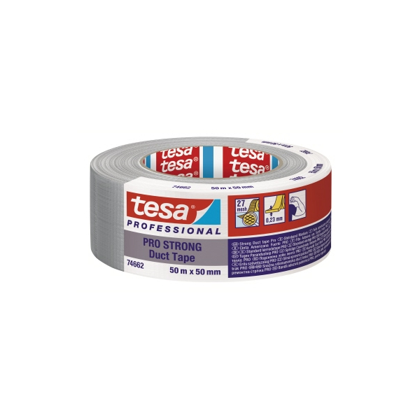 4063565117909 - - tesa Duct Tape pro-strong 74662-00003-00 Reparaturband (l x b) 50 m x 50 mm 1 St