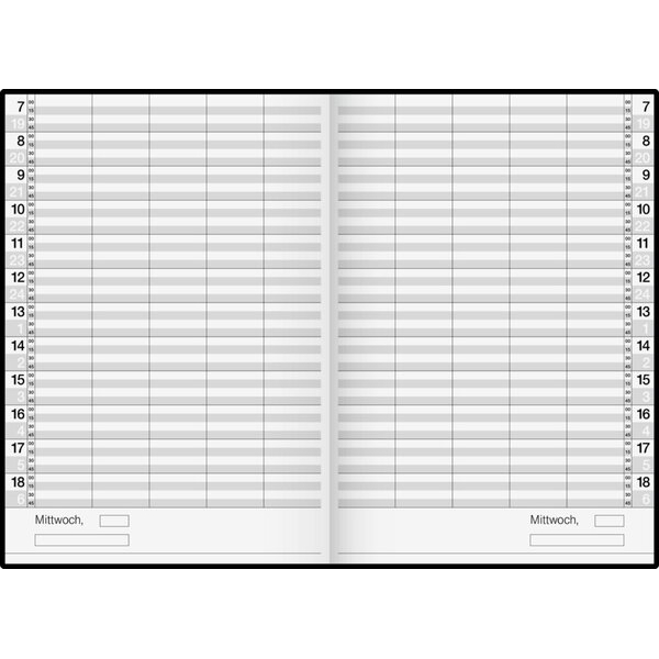 4003273716247 - Rido   Ide Buchkalender 702200290 Ultraplan schwarz 1 Tag   2 Seiten 19x275cm (A4) Jahresunabhängig 4003273716247 Rido   Ide