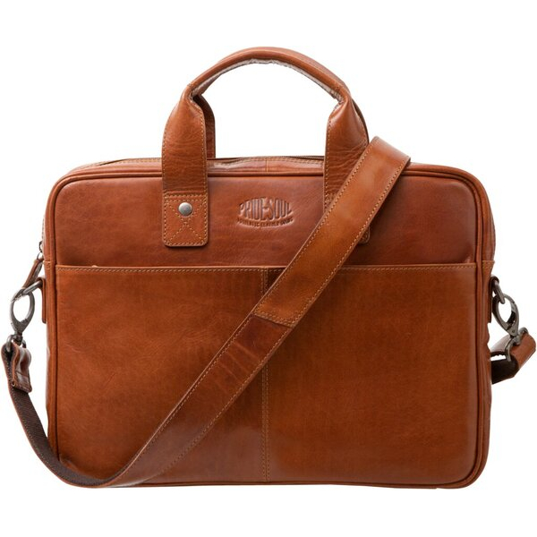 4021068476084 - Laptoptasche Surprise Leder Cognac Tragegriffe Reißverschluss 4021068476084 47608