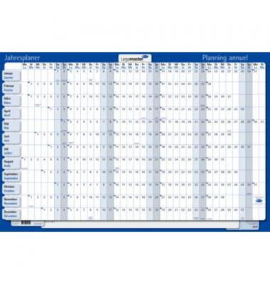 Plakatkalender 7-420021-25, 12 Monate / 1 Seite, 90x60cm, 2025