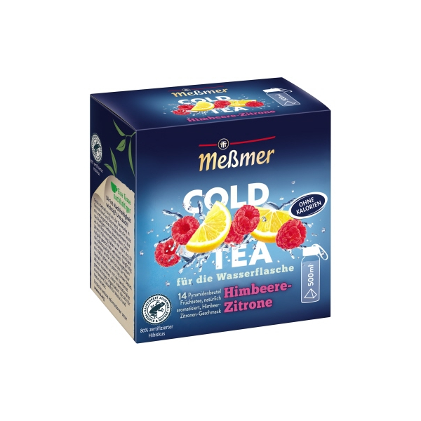 4002221040182 - Meßmer Tee COLD TEA 106039 Himbeere-Zitrone 4002221040182 Ostfriesische Tee Gesellschaft Laurens Spet