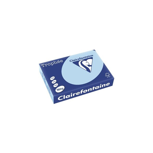 3329680001723 - Kopierpapier Trophee 1106C eisblau pastell A4 160g  3329680001723 250 Stück