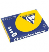 Kopierpapier Trophee 1255C goldgelb pastell A3 80g 