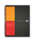 Collegeblock 100103664 Notebook, kariert / kariert Rand beidseitig, A4+, 80g, schwarz, 80 Blatt