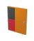 Collegeblock 100104036 Notebook, liniert / liniert Rand beidseitig , A4+, 80g, orange, 80 Blatt