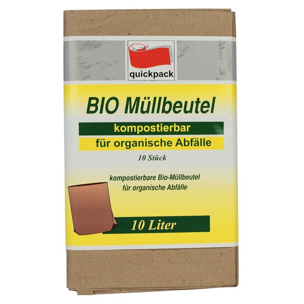 4008284078513 - Bio-Öko-Papierbeutel Abfallbeutel 10l ca390 x 360 mm natur 4008284078513 10 Stück