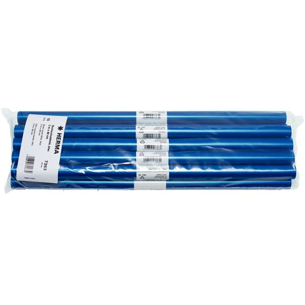 4008705724630 - Buchschutzfolie 7363 40cm x 2m blau transparent 10 Rollen 400870