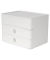 Schubladenbox Smart-Box Plus Allison 1100-12 SnowWhite/SnowWhite 2 Schubladen geschlossen mit Utensilienbox