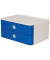 Schubladenbox Smart-Box Allison 1120-14 SnowWhite/RoyalBlue 2 Schubladen geschlossen