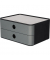 Schubladenbox Smart-Box Allison 1120-19 DarkGrey/GraniteGrey 2 Schubladen geschlossen