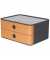 Schubladenbox Smart-Box Allison 1120-83 DarkGrey/CaramelBrown 2 Schubladen geschlossen