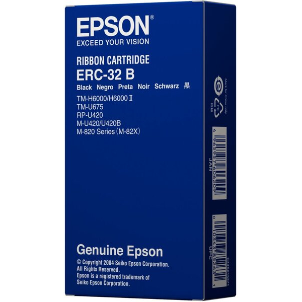 Epson Registrierkassen Farbband ERC32B schwarz Nylon S015371