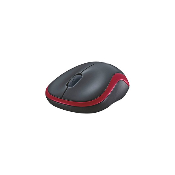 logitech PC-Maus Thüringen rot Mouse USB-Funk, - Tasten, 910-002240, M185 Wireless 3 kabellos, optisch, schwarz, Bürobedarf
