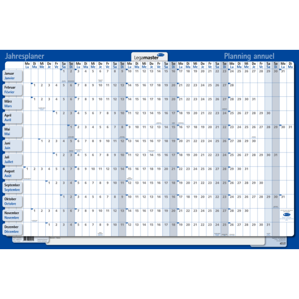 8713797102148 - Plakatkalender 7-420121-25 12 Monate   1 Seite 90x60cm abwischbar 2025 8713797085625 Legamaster