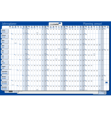 Plakatkalender 7-420221-25, 12 Monate / 1 Seite, 90x60cm, abwischbar, 2025