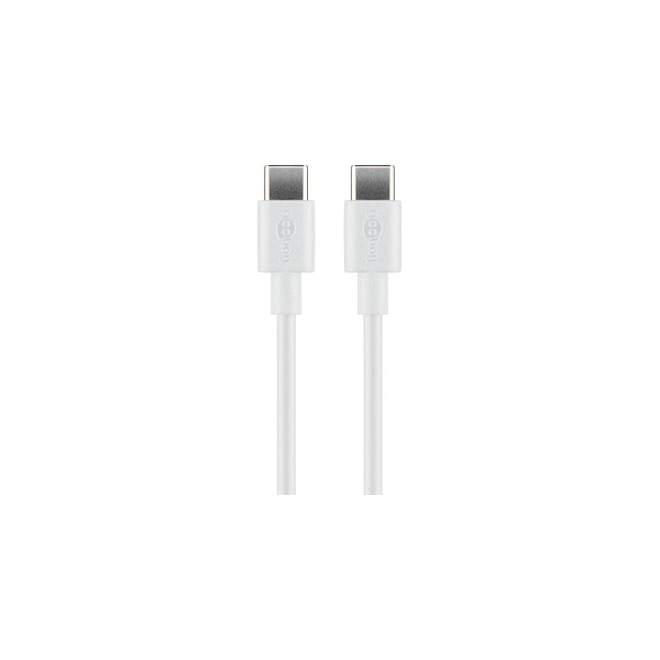 4040849512445 - GOOBAY 51244 - Sync- & Ladekabel USB-C -> USB-C 20m weiß