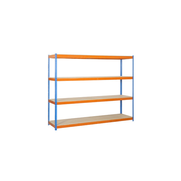 8435104921586 - Schwerlastregal ECOFORTE 1504-4 458100047201548 orange blau 1500 x 450 x 2000 cm 8435104921586 Simon Rack