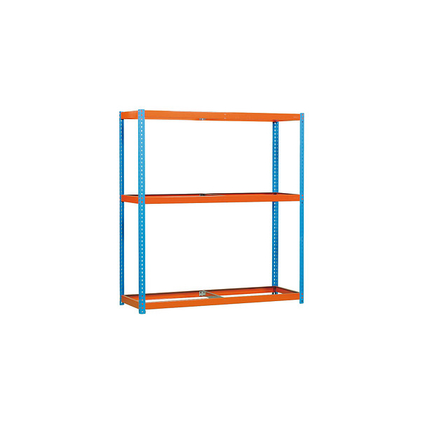 8435104911273 - Schwerlastregal SIMONFORTE 1804-3 450100045201840 orange blau 1800 x 450 x 2000 cm 8435104911273 Simon Rack