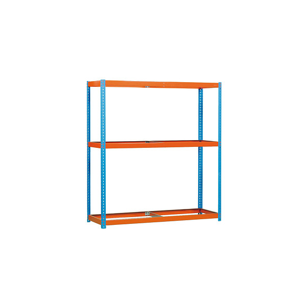 8435104911297 - Schwerlastregal SIMONFORTE 2406-3 450100045202460 orange blau 2400 x 600 x 2000 cm 8435104911297 Simon Rack