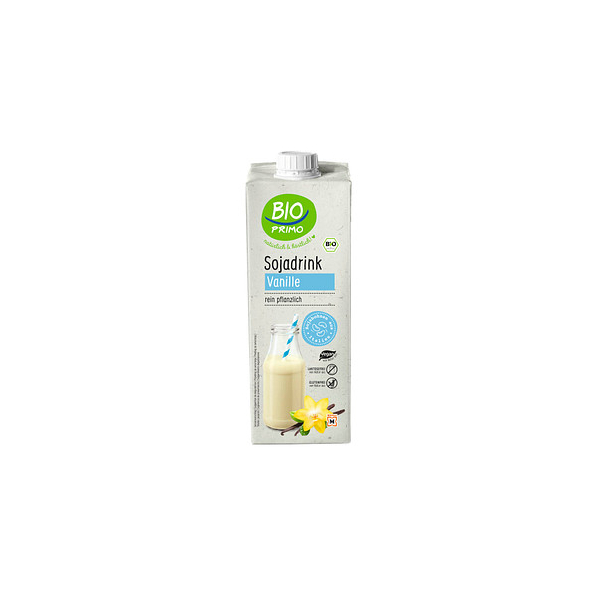 4255704324433 - Sojadrink Vanille 2555782 2% Fett laktosefrei vegan 1 Liter im Tetrapack 4255704324433 BIO PRIMO