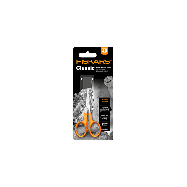 6411501980700 - 0 FISKARS® Scheren FISKARS Stickschere 10cm 10 cm orange