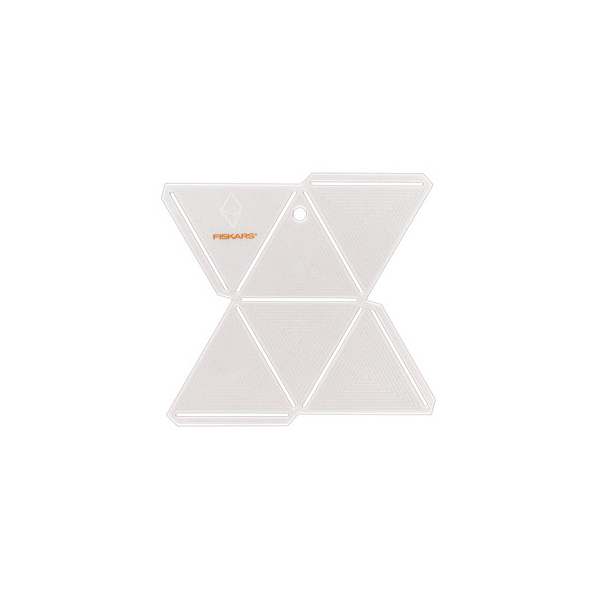 6424002013631 - FISKARS® Stanzschablone 3D Diamant Vorlage weiß