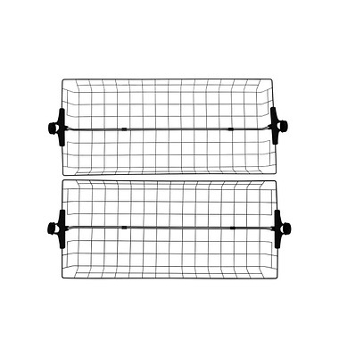 Herkules Ablagen für Garderobensystem schwarz 94,0 x 38,0 x 8,0 cm