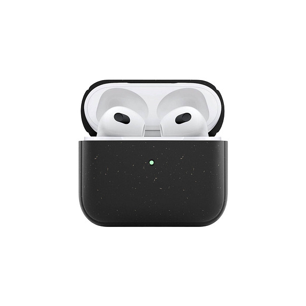 4260750590527 - Bio Case Schutzhülle für Apple AirPods 3 Gen schwarz Kopfhörer-Schutzhülle 4260750590527 WOODCESSORIES