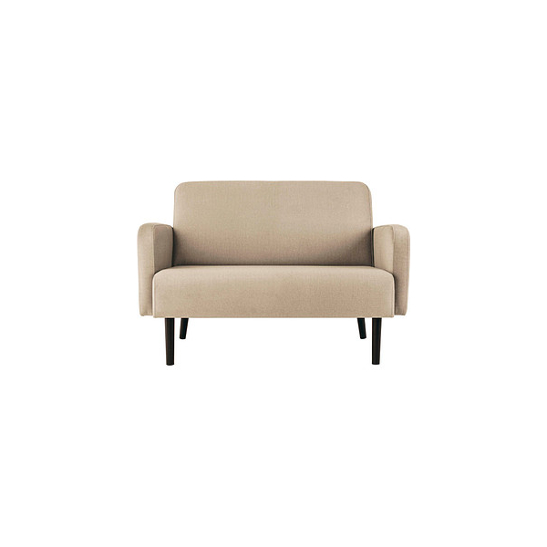 3660141954241 - 2-Sitzer Sofa LISBOA elfenbein schwarz Stoff 3660141954241 PAPERFLOW