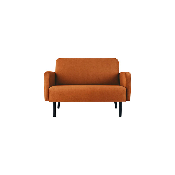 3660141954265 - 2-Sitzer Sofa LISBOA braun schwarz Stoff 3660141954265 PAPERFLOW