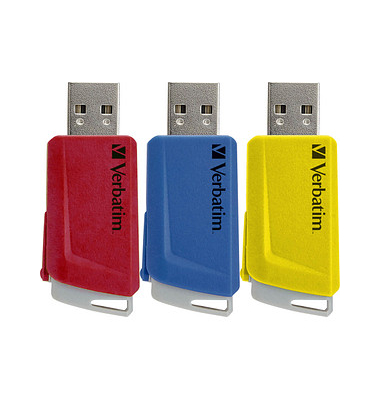USB-Sticks Store ´n´ Click rot, gelb, blau 16 GB