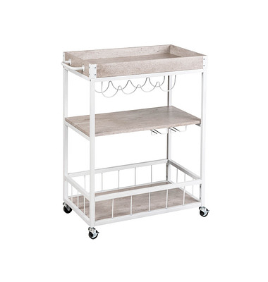 Etagenwagen Rustico grau 80,0 x 40,0 x 89,5 cm