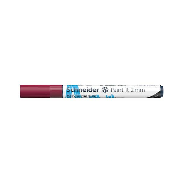 4004675144584 - Acrylmarker Paint-It 310 2mm burgund-rot 4004675144584 Schneider