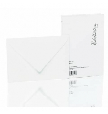 Briefumschlag Briefumschlag 2031388003, C6, ohne Fenster, nassklebend, weiß