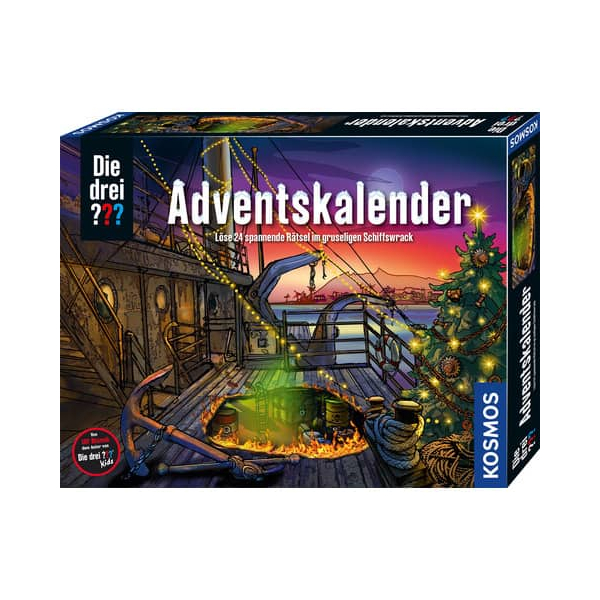 4002051632441 - KOSMOS 632441 DIE DREI ??? ADVENTSKALENDER 2022 Adventskalender Mehrfarbig