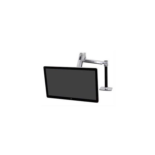 0698833040098 - LX HD Sit-Stand - Befestigungskit (Gelenkarm Stange VESA-Adapter Tisch-Klemme Befestigung für Kabeldurchgang) - Patentierte Constant Force Technologie - für LCD-Display - Polished Aluminum - Bildschirmgröße up to 1245 cm (up to 49)