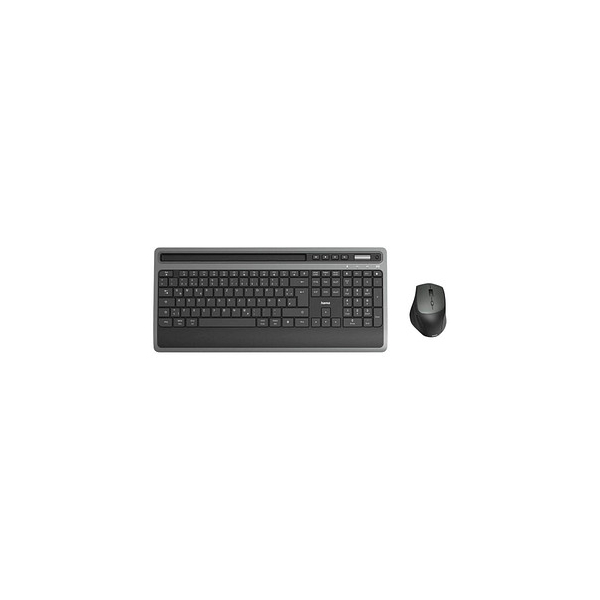 4047443488886 - hama 00182686 Multi-Device-Tastatur- Maus-Set KMW-600 Plus Schwarz AnthrazitQWERTZ DE