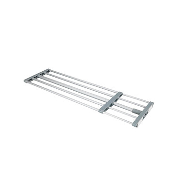 Teleskop-Garderobe 50609100 silber Metall 5 Haken 70,0-120,0 x 3,0 cm