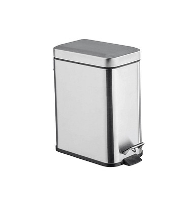 Square Kosmetikeimer 5,0 l silber, matt