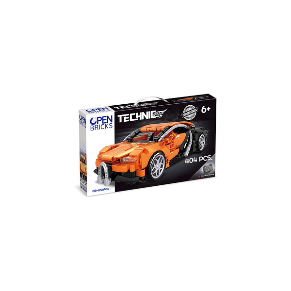 4260350565673 - Technic Car OB-WS0904 Orangener Sportwagen Bausatz 4260350565673 OPEN BRICKS