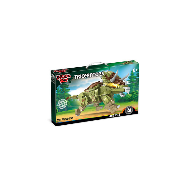 4260350565758 - DINOSAUR OB-WS0451 Triceratops Bausatz 4260350565758 OPEN BRICKS