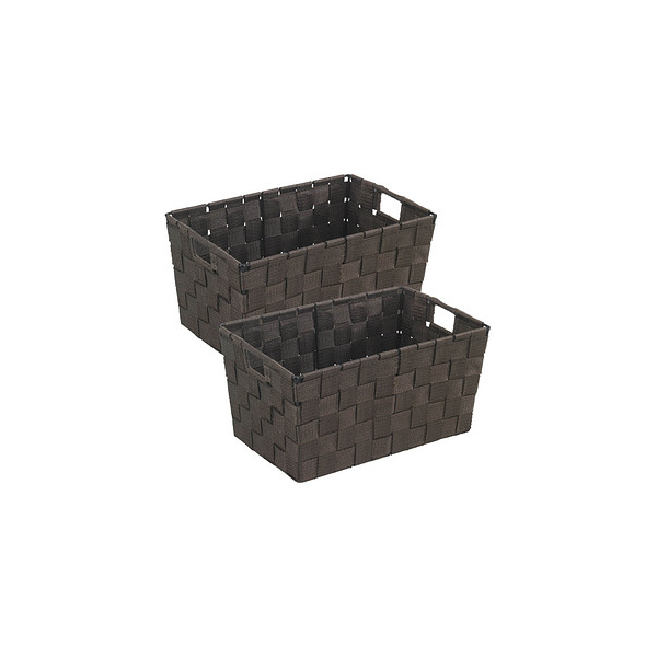 4008838323533 - Aufbewahrungskorb WENKO Adria Aufbewahrungsboxen Gr B H T 30 cm x 15 cm x 35 cm braun Körbe Aufbewahrungsboxen