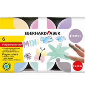 Fingerfarbe Pastell 40ml sortiert