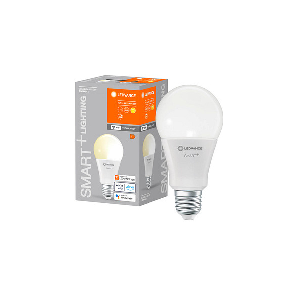 4058075778672 - Ledvance - Smarte LED-Lampe mit WiFi Technologie Sockel E27 Dimmbar Warmweiß (2700 k) ersetzt Glühlampen mit 100 w smart+ WiFi Classic Dimmable