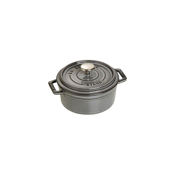 3272341012180 - Gusseisen Cocotte 12cm rund Graphit-grau Gusseisen 40509-474-0 3272341012180