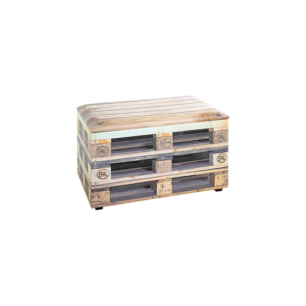 HAKU Möbel Sitztruhe 25978 Motiv Palette 2 Holz 65,0 cm ++ büroplus