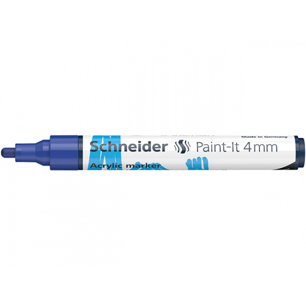 4004675144829 - Acrylmarker Paint-It 320 4mm blau 4004675144829 Schneider