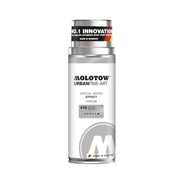 4015962890534 - Sprühdose URBAN FINE-ART Effect Lack 400ml Nr 416 chrom-effect 4015962890534 Molotow